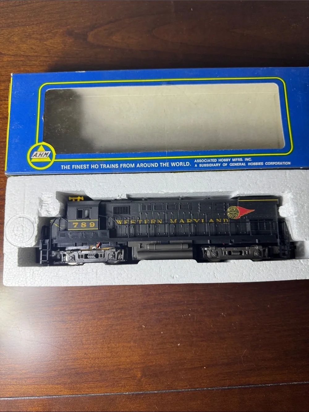 AHM Western Maryland HO Scale Diesel Locomotive (New)